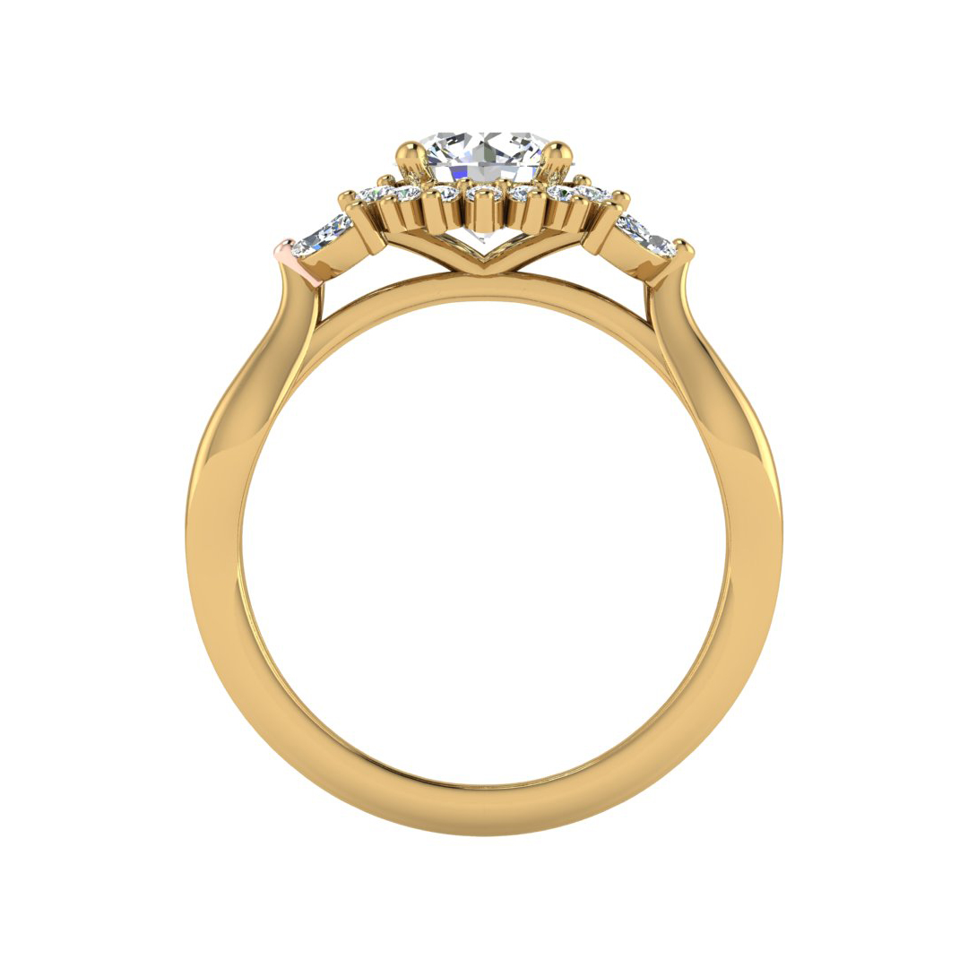 Laura Halo Engagement Ring